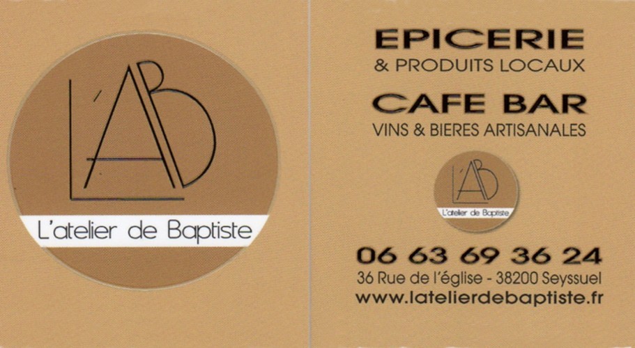 Atelier de Baptiste partenaire du salon des vins de Seyssuel