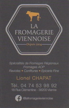 LA FROMAGERIE VIENNOISE partenaire du salon des vins de Seyssuel