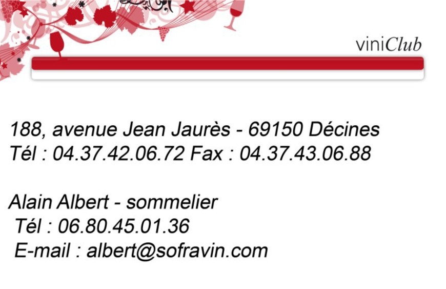 Sofravin viniclub partenaire du salon des vins de Seyssuel